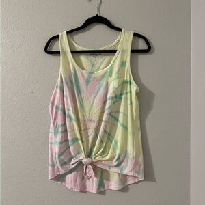 Rebellious One Tie Dye Tank Top Size M